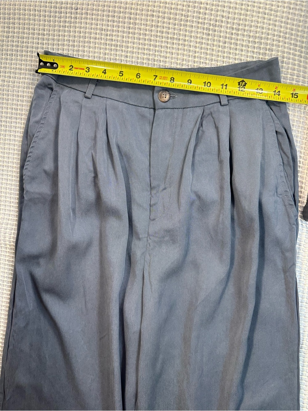 Reformation Mason Pant Charcoal Gray Wide Leg Trousers Size 8 - Picture 6 of 9